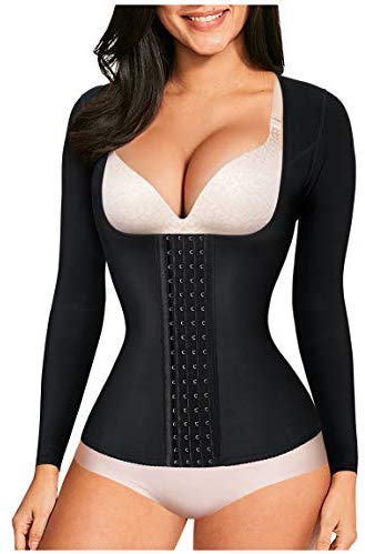 Waist Trainer Corset & Upper Arm Shaper Compression Top - The Pink Room