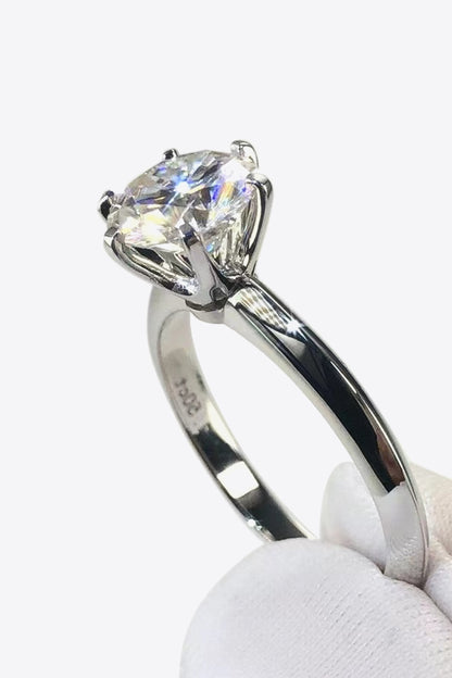 Classic 6 Prong 3 Carat Moissanite Ring