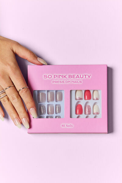 SO PINK BEAUTY Modern Press On Nails 2 Packs