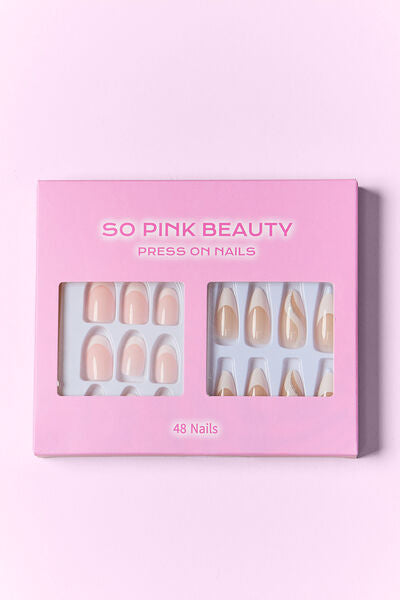 SO PINK BEAUTY Classy Press On Nails 2 Packs