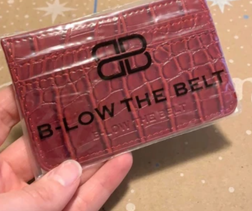 B-low The Belt Los Angeles Croc Card Holder Wallet