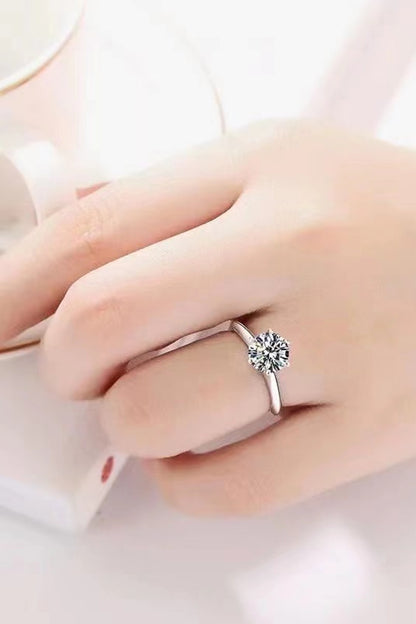 Classic 6 Prong 3 Carat Moissanite Ring