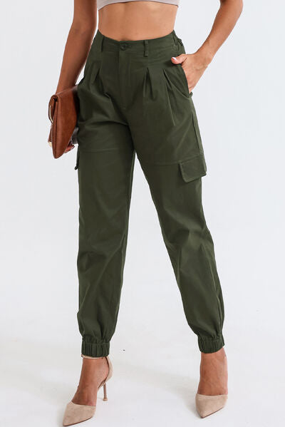 High Waist Cargo Pants