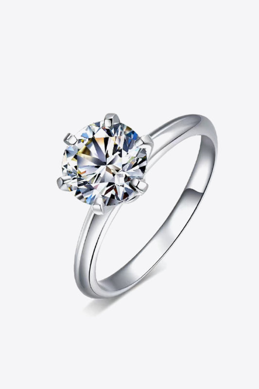 Classic 6 Prong 3 Carat Moissanite Ring