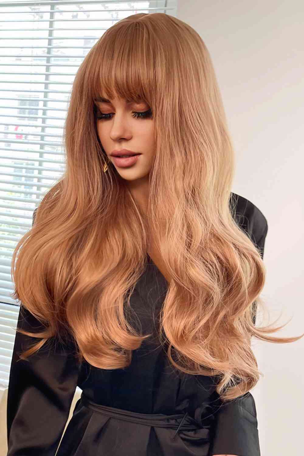 Cynthia Long Wave Synthetic Wigs 24''