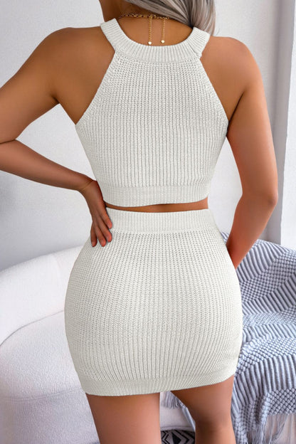 Cross my Heart Ribbed Knit Set